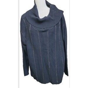 Picadilly Embellished Cowl Neck Sweater Size 2X NWT MSRP $82.00